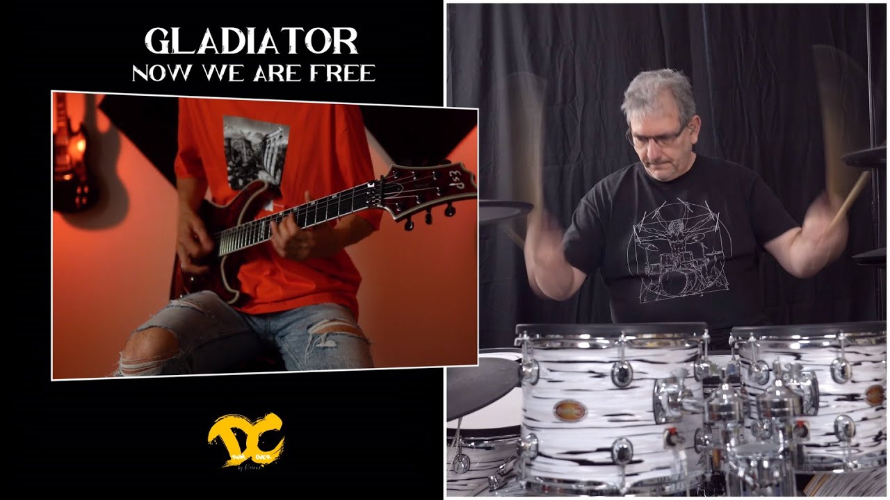 Drumcover - Now we are free (Hans Zimmer) ft. JensJulius Tejlgaard