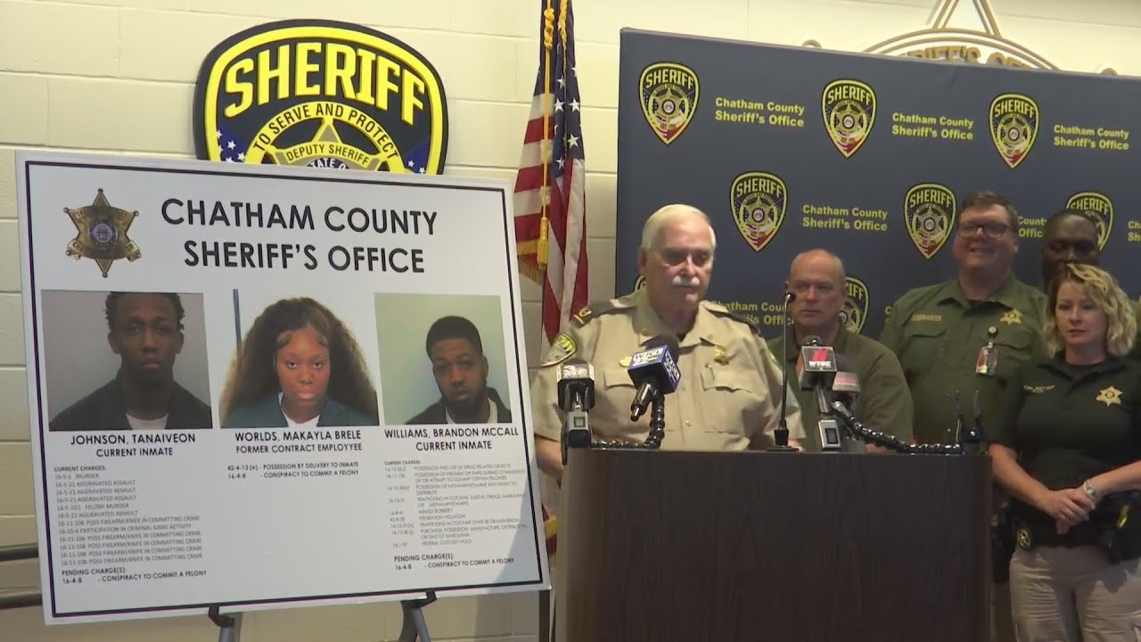 Full presser: Chatham County jail employee arrested for attempting to smuggle drugs into facility