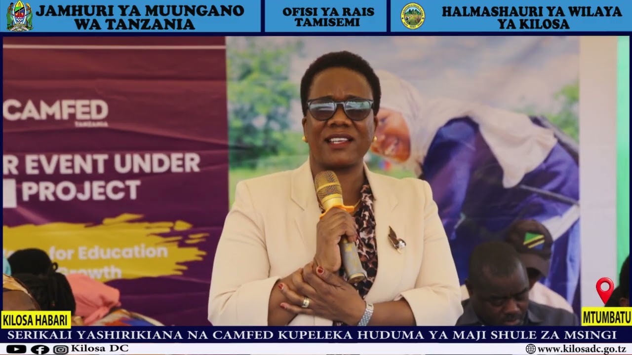 SERIKALI YASHIRIKIANA NA CAMFED KUFIKISHA HUDUMA YA MAJI SHULE ZA MSINGI KILOSA