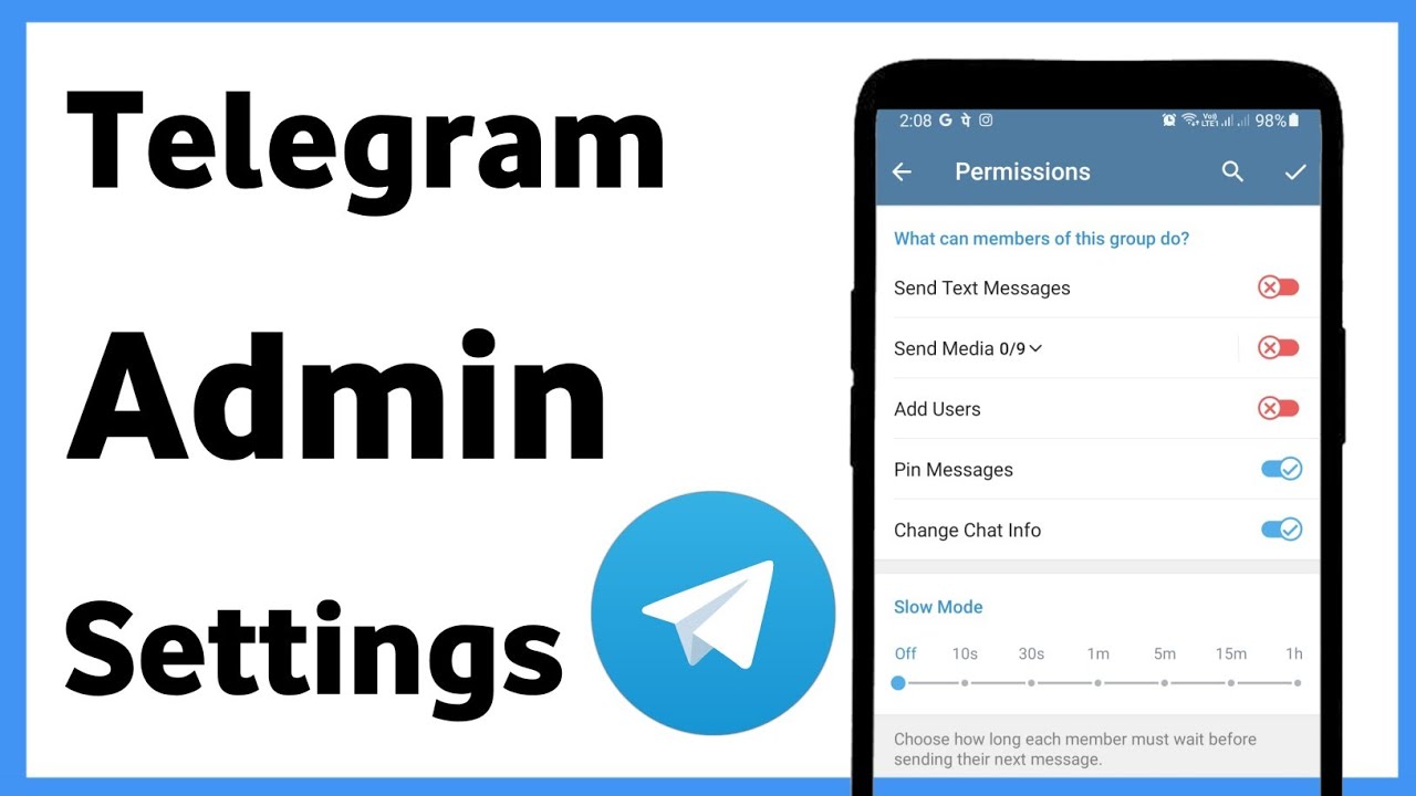 Telegram Group Admin Settings | Telegram Admin Settings | Telegram Admin Approval