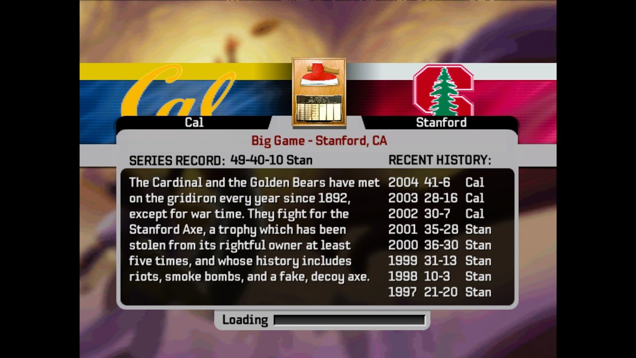 NCAA Football 06 - Rivalry Games - The Big Game