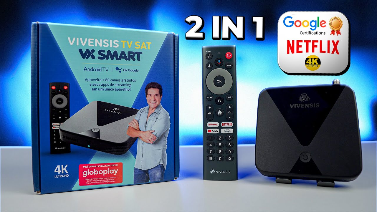 TESTEI o TV BOX VIVENSIS VX SMART - MUITO DIFERENCIADO, VALE a PENA?