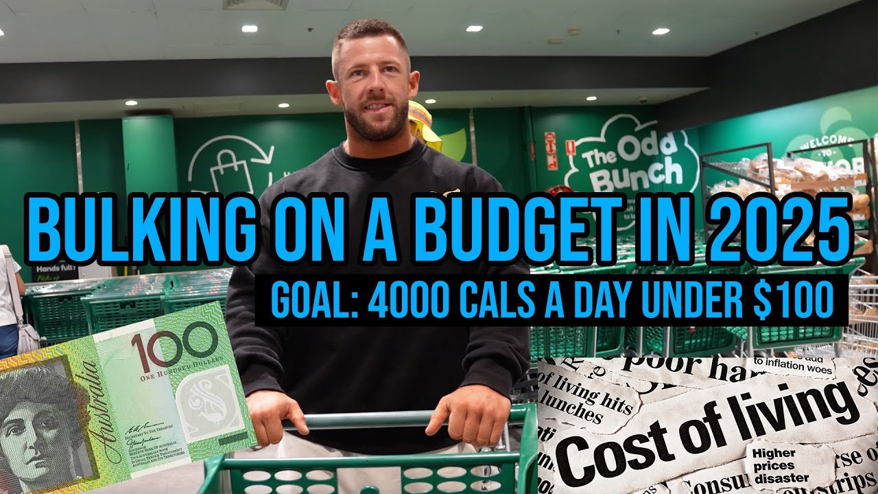 BULKING ON A BUDGET IN 2025 | CAN WE DO IT UNDER $100 FOR A FULL WEEK OF FOOD AT 4000 CALORIES A DAY