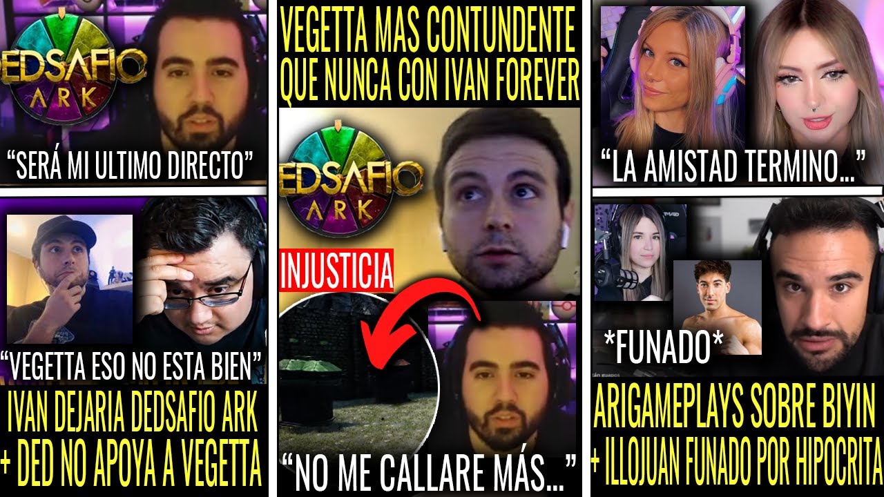 VEGETTA PROTAGONIZA FUERTE DISCUSIÓN Con STREAMER | DED SINCERO | ILLOJUAN HATE | ARIGAMEPLAYS BIYIN