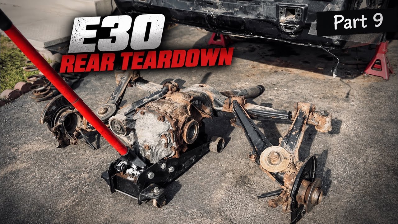 Removing the Rusty Rear End for Restoration - 1990 BMW 325is Restoration