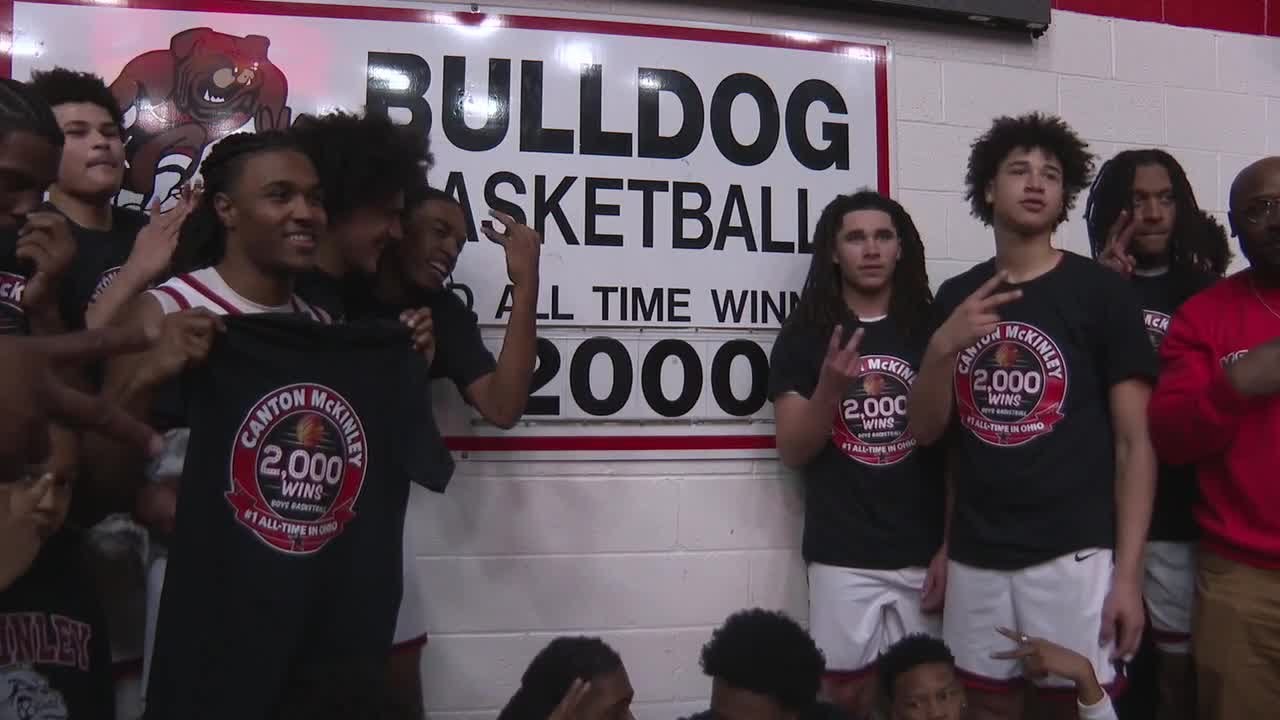 Canton McKinley Boys Basketball becomes 1st Ohio school with 2000 wins