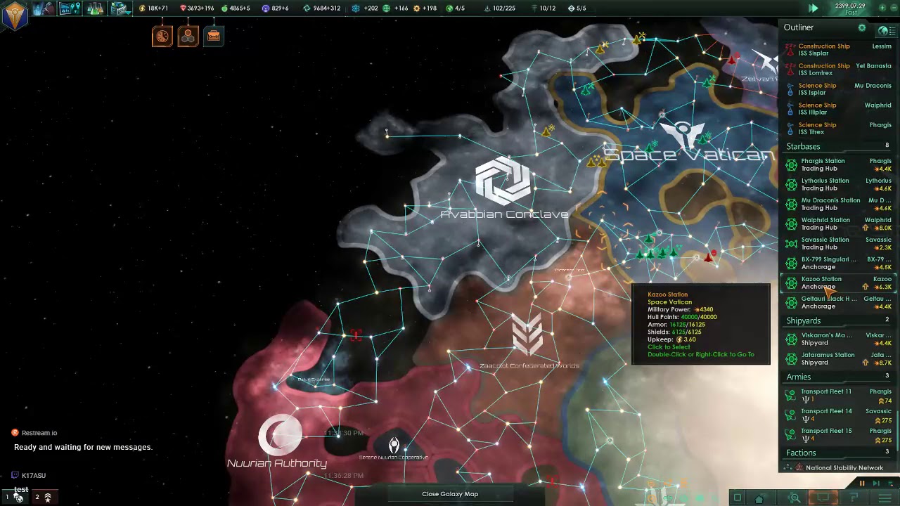 Stellaris Mulitiplayer playing tall spiritualist with TheSovietGaming