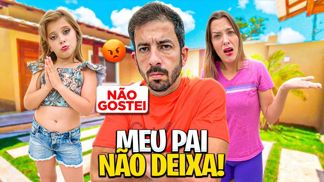 AVALIANDO LOOKS DA HELANA *Deu ruim! Papai ficou bravo...
