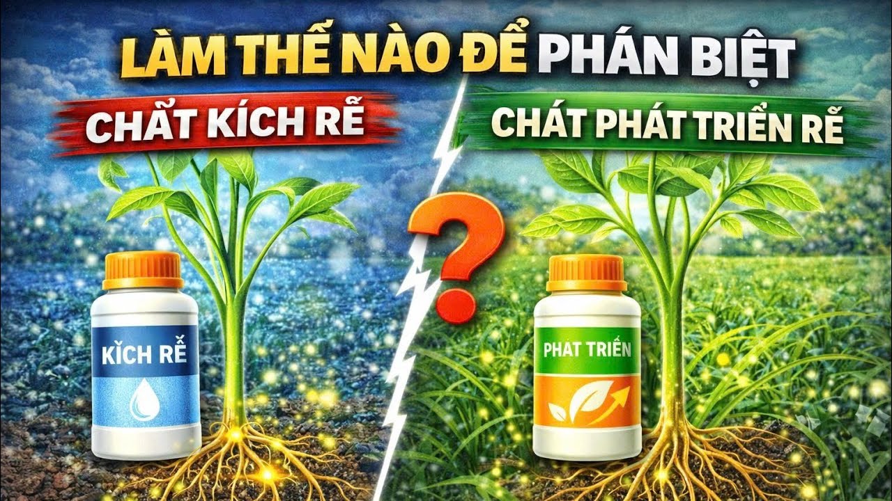 HĐNN || LÀM THẾ NÀO ĐỂ PHÂN BIỆT CHẤT KÍCH RỄ VÀ CHẤT PHÁT TRIỂN RỄ