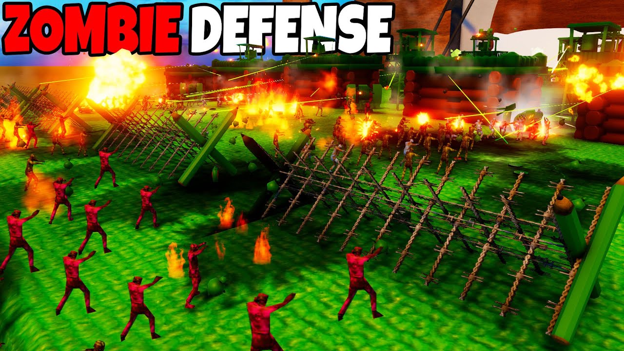 Brutal Green Army Men ZOMBIE FORT Defense! - Attack on Toys: Battle Simulator