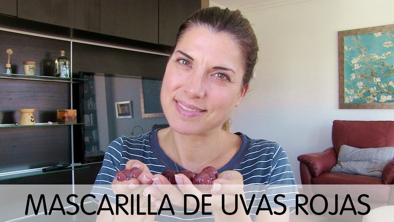 Mascarilla rejuvenecedora de uvas rojas