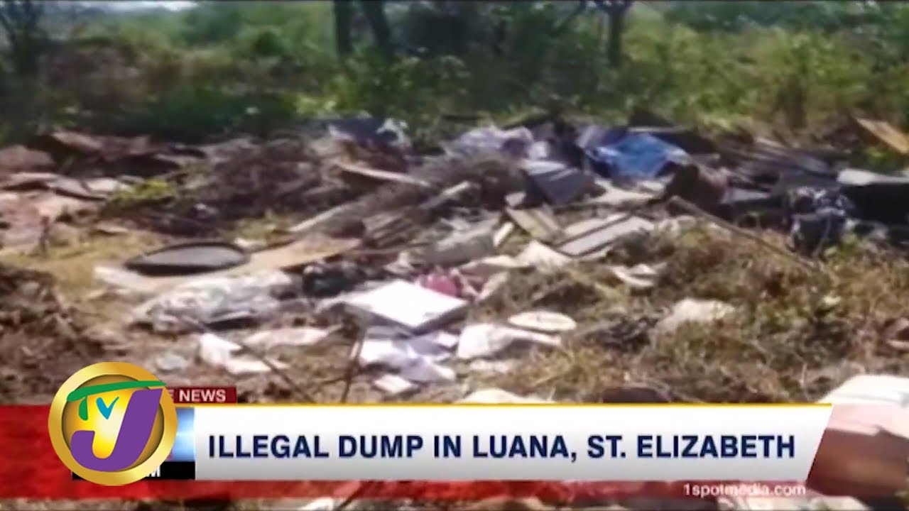 TVJ News | Illegal Dump in Luana, St. Elizabeth in Jamaica