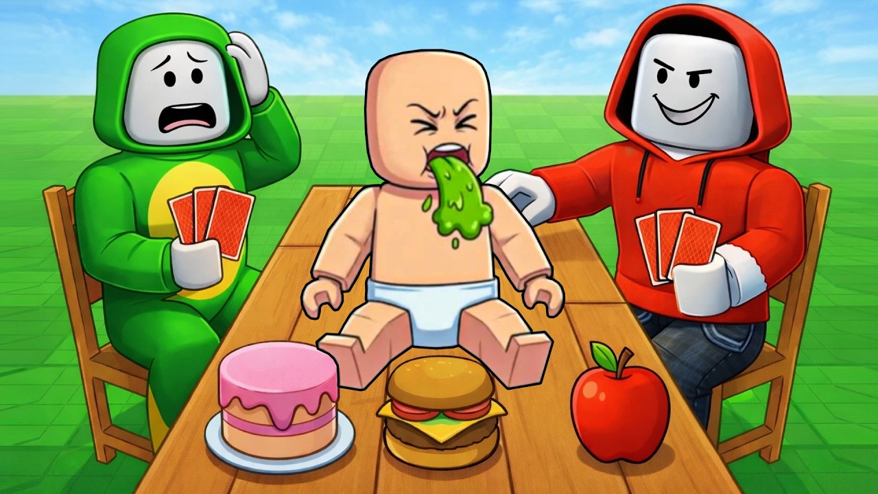 Mikey Overfed the Baby 😱 (Maizen Roblox)