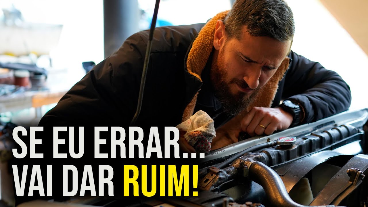 Troquei o radiador da L200... EM CASA!