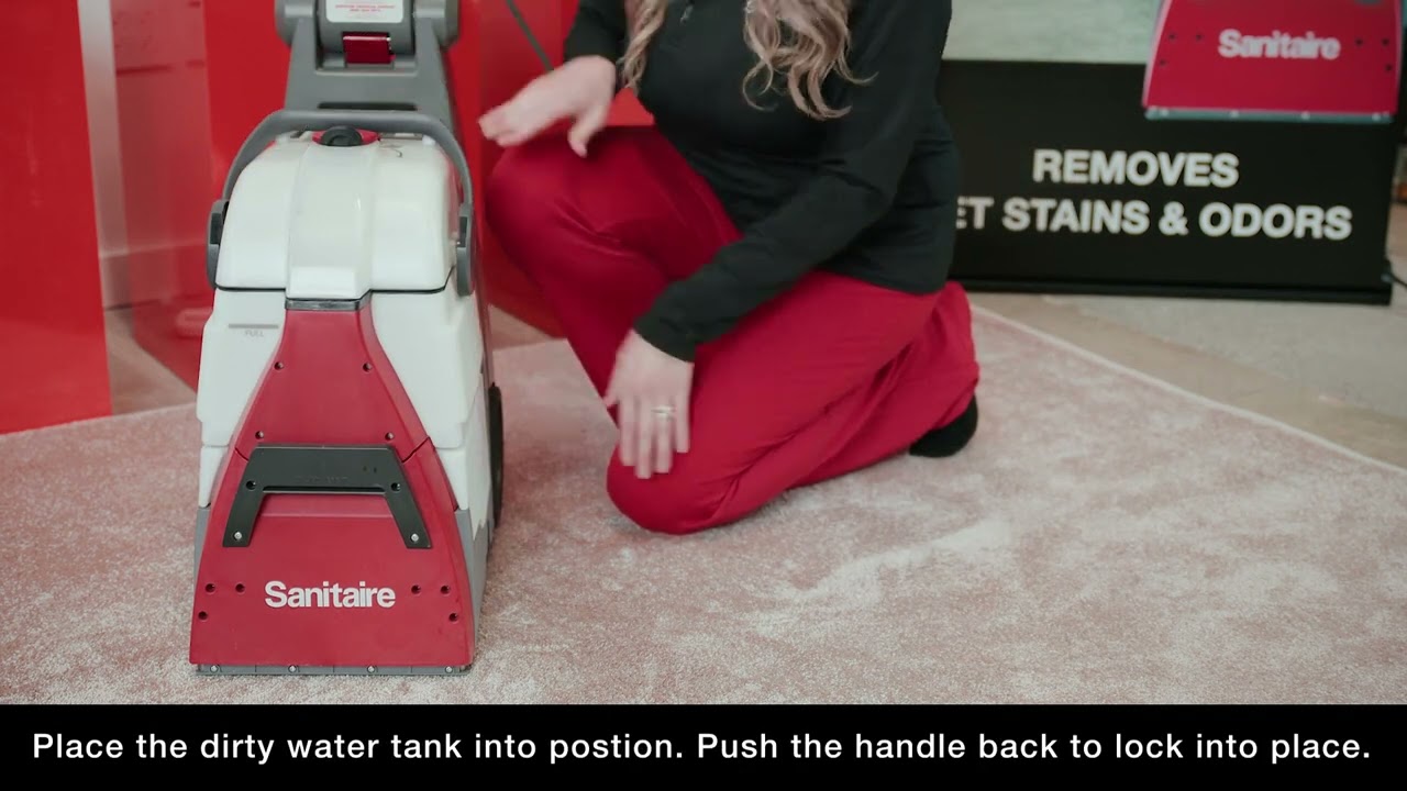 Sanitaire RESTORE™ Upright Carpet Extractor SC6100A Product Demo