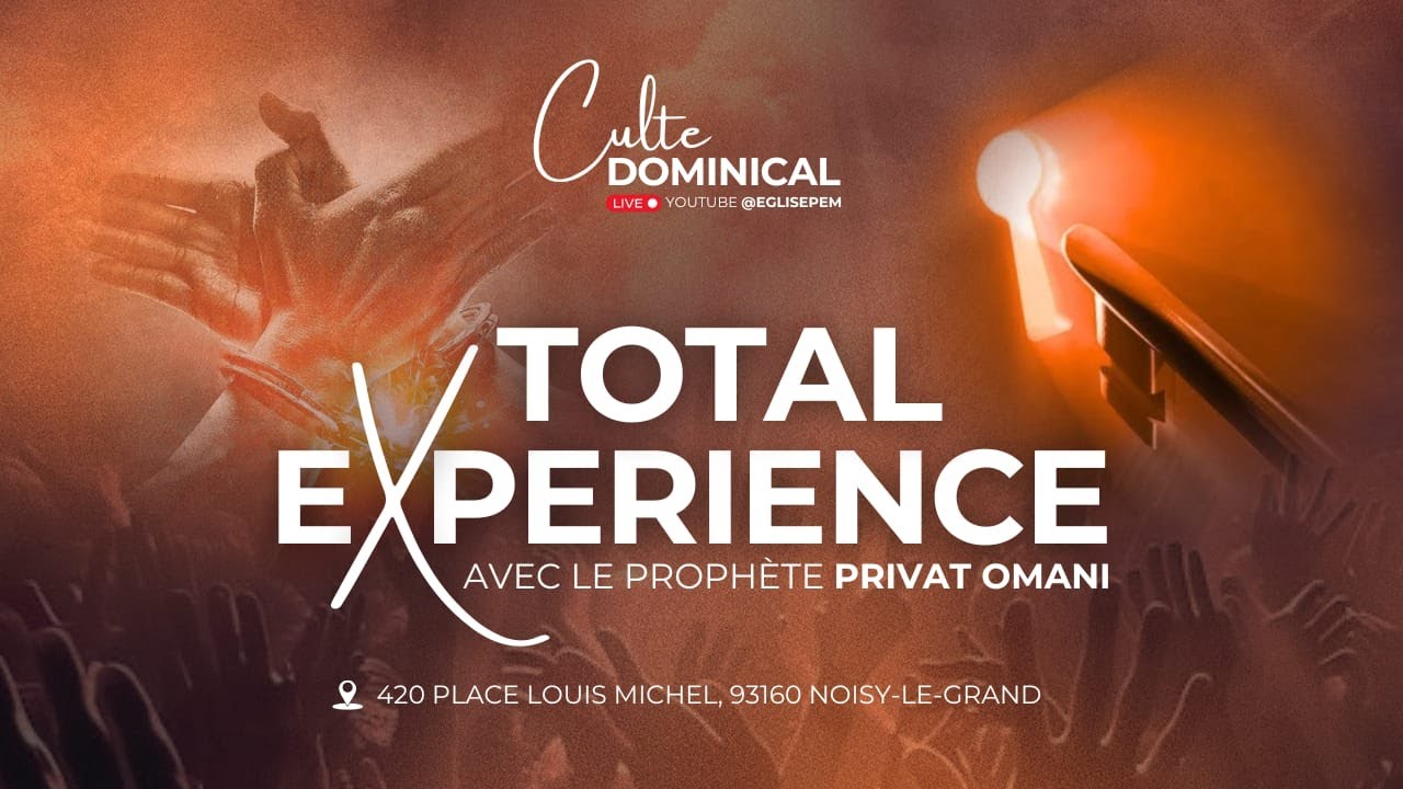 CULTE DE FAMILLE DU DIMANCE 15/03/2026 | PROPHÈTE PRIVAT OMANI