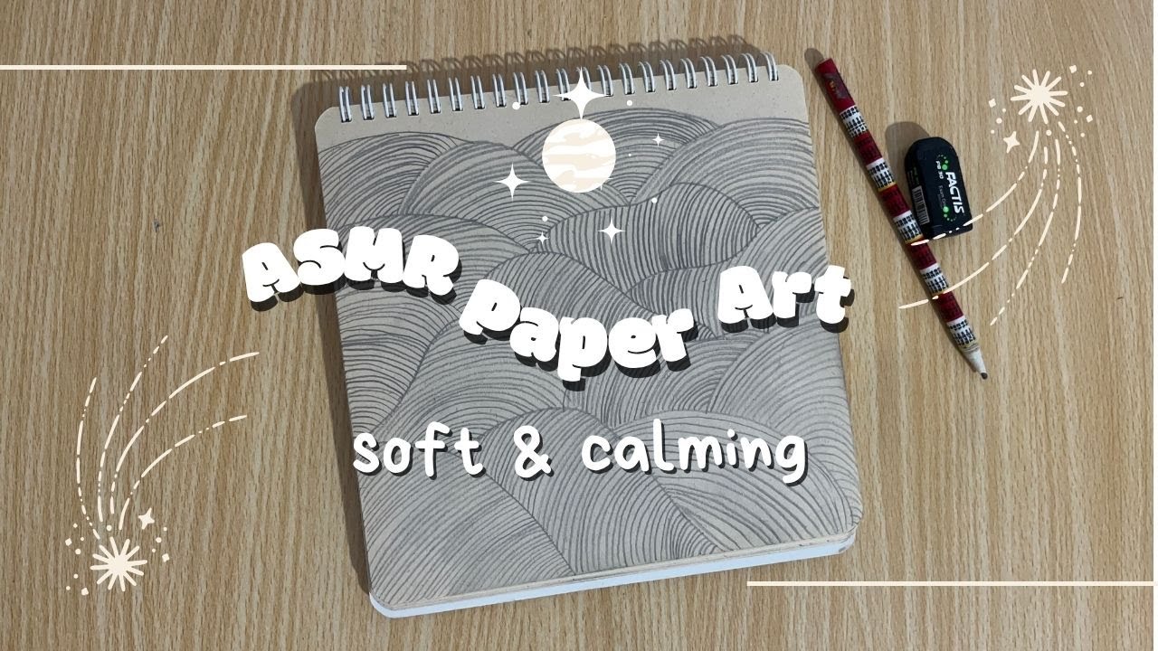 Paper pattern ASMR ✏️✨Slow lines, soft sounds