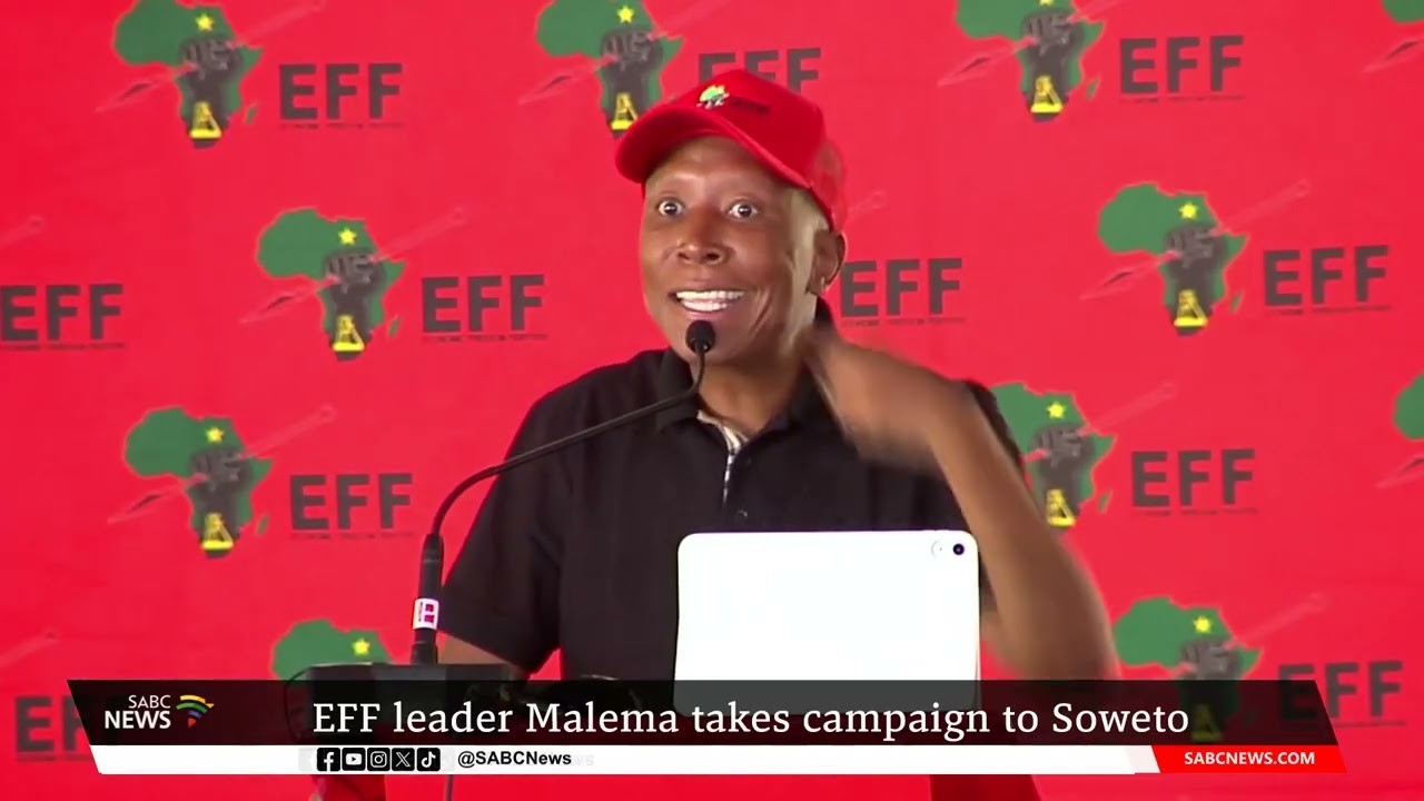EFF leader Julius Malema takes campaign to Soweto Ward 24 ahead of by-election