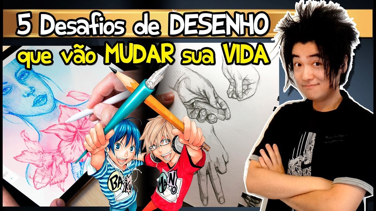 5 DESAFIOS de DESENHO que vão mudar sua VIDA