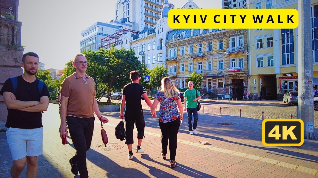 🔥UKRAINE. KYIV's VIBRANT LIFE CAPTURED IN 4K. Walking Tour🔥