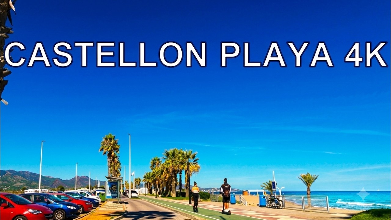 Conduciendo por las Playas de Castellon en directo - en vivo - live 4K Viaje en Coche