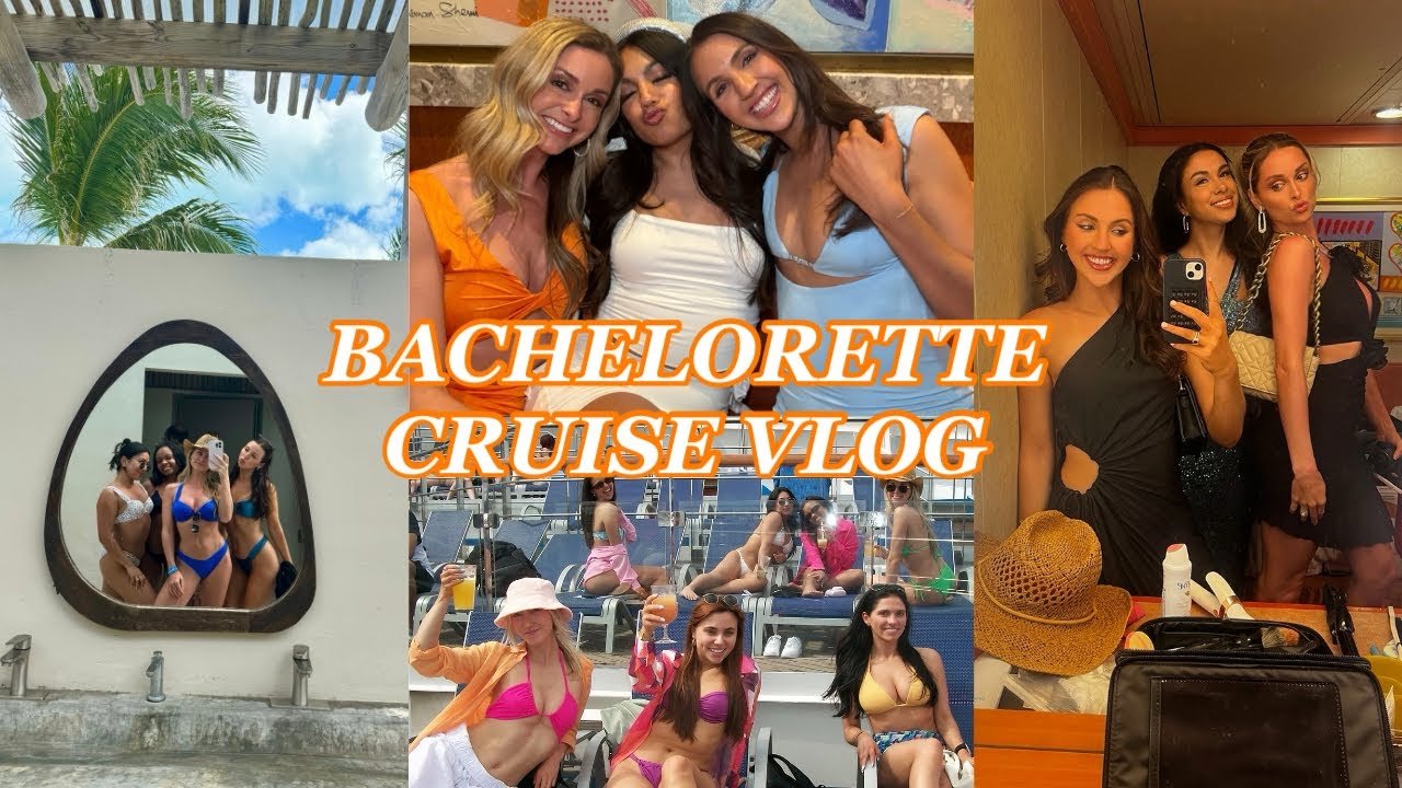 VLOG: bachelorette weekend | Bahamas cruise 🌴