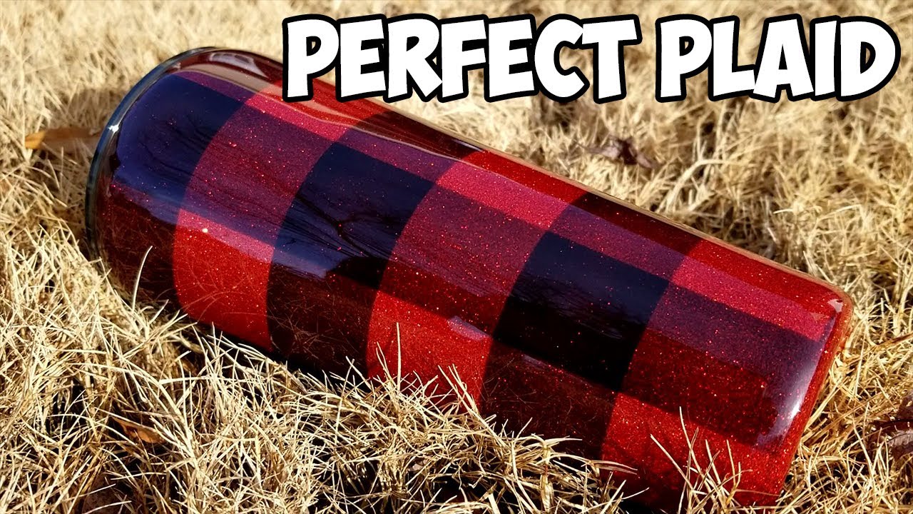 Easiest Plaid Tumbler Tutorial EVER!!