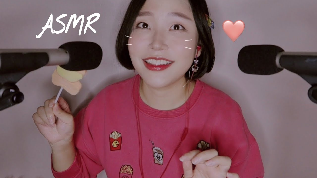 Eating some sweets asmr | 달콤한 것들 먹어보기 | marshmallow&candy | 🍬💗🌈 | 한국어 | Korean asmr | Mukbang 💖 |