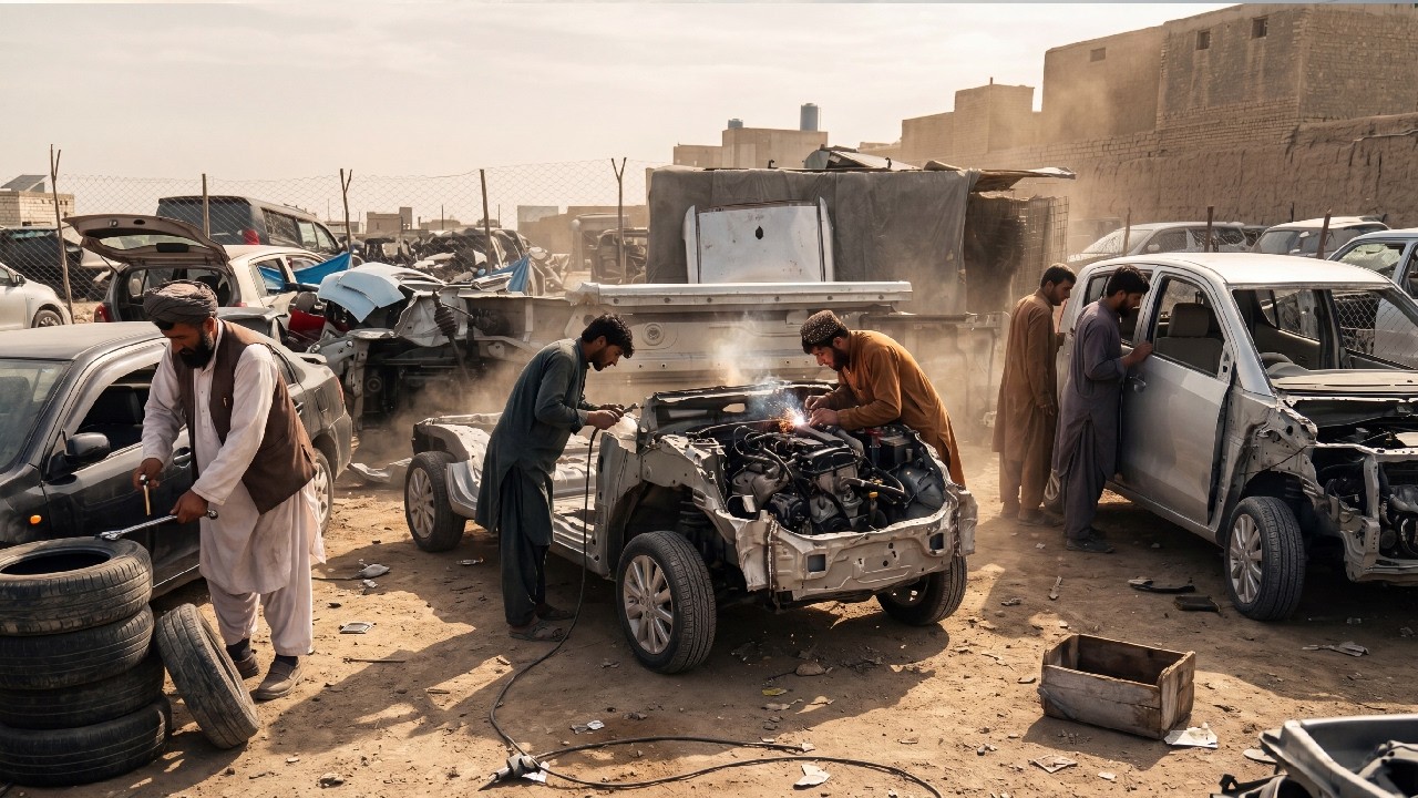Inside the Hidden World of Car Reassembly – From Wreck to Road!