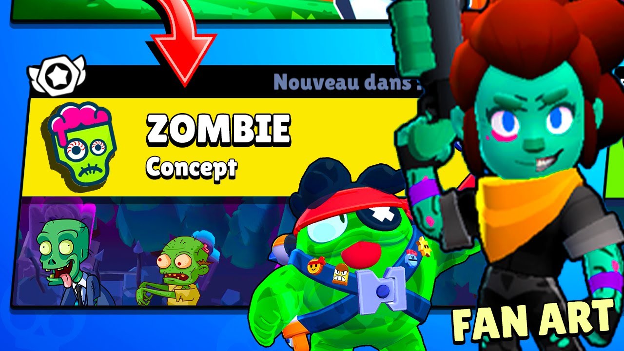 VOUS allez JUGER en COMMENTAIRE si y a eu TRICHE ! (brawl stars concept zombie)