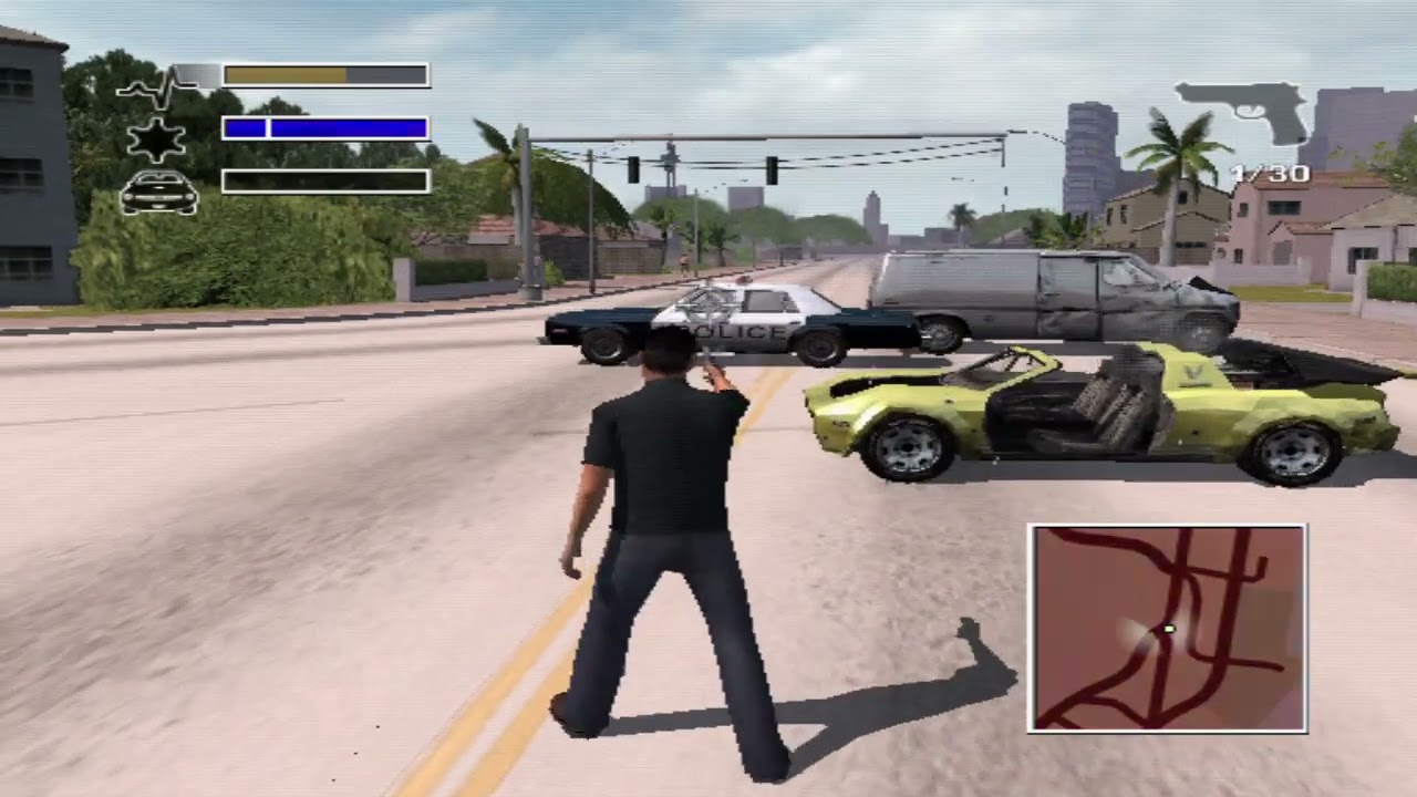 Driver 3 Take A Ride Miami Gameplay PS2