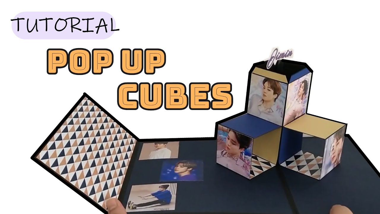 Pop Up Cubes | Tutorial | Scrapbook
