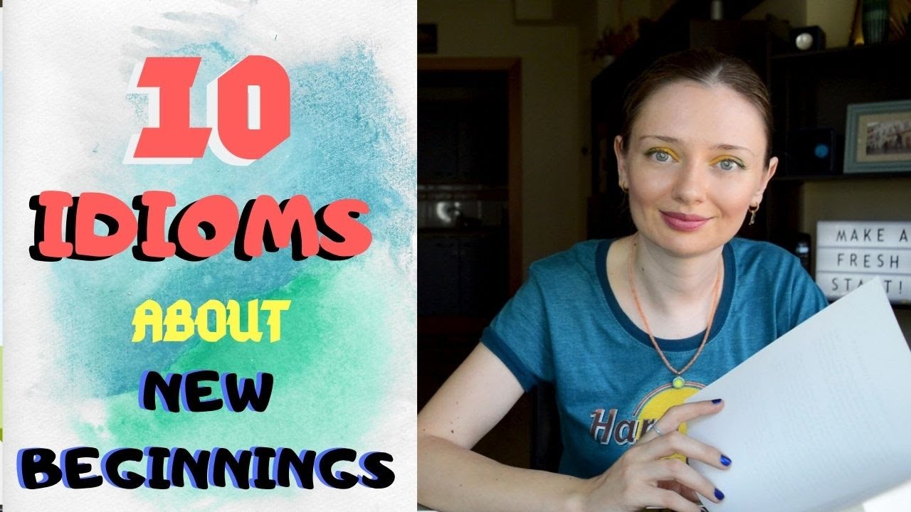 Let's learn 10 beautiful idioms about new beginnings! 📄💨