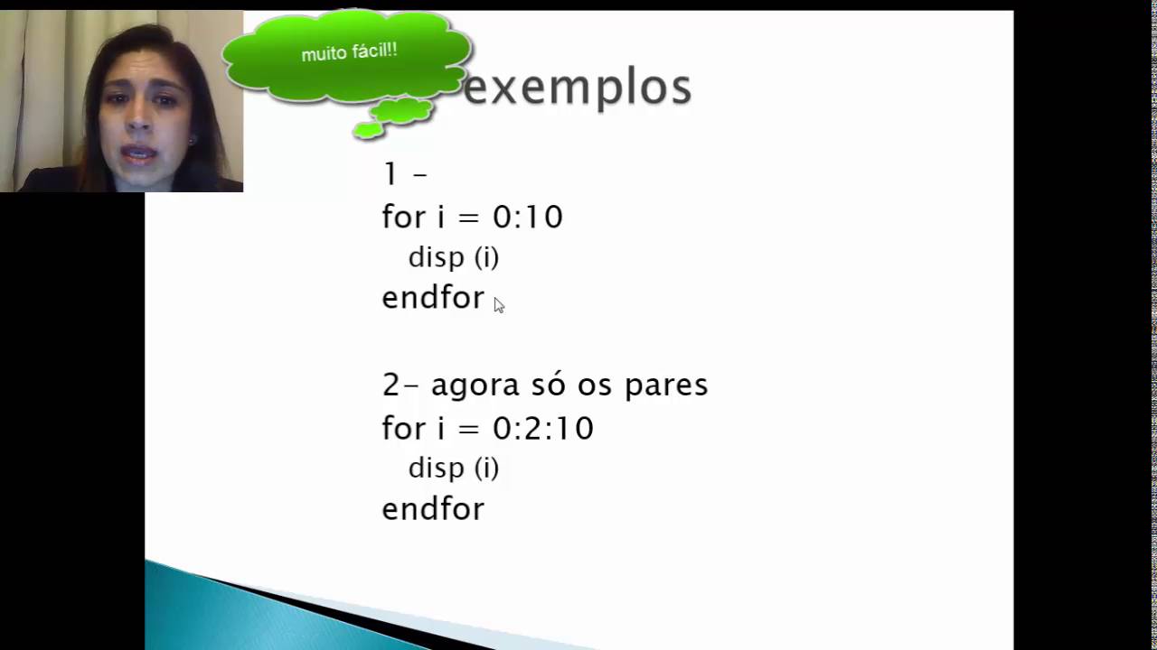 Aula 14 -  Octave Estruturas de repetição - While e FOR