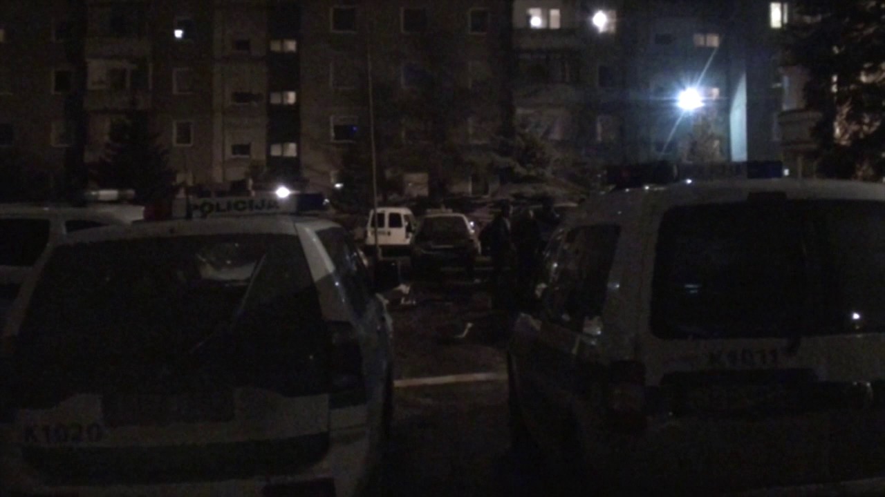 R.Morkevičiaus su&scaron;audymo vietoje Kaune &Scaron;ilainiuose, prie daugiabučio