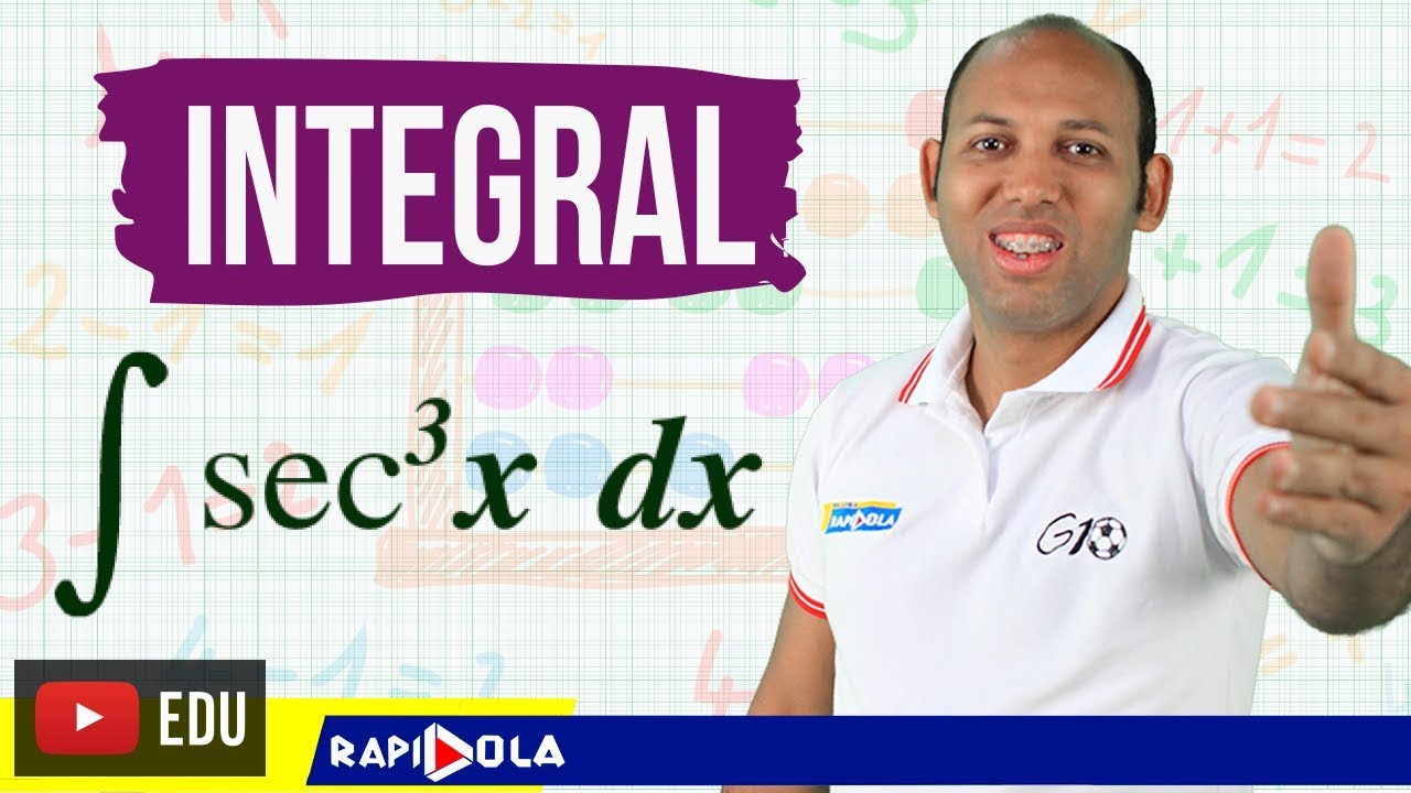 INTEGRAl de SEC^3(x) ✅ INTEGRAÇÃO POR PARTES #20