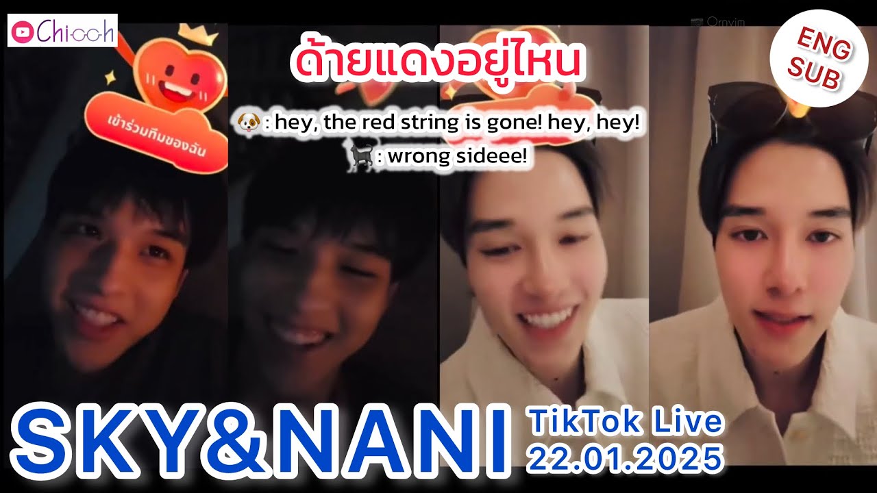 [EN] สกาย-นานิ | SKY-NANI TikTok Live 22.01.2025 (rough trans)