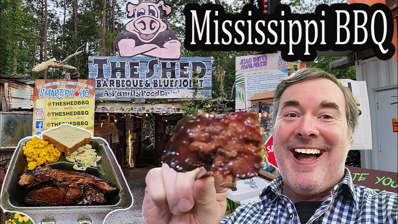 BBQ Travel Vlog: Mississippi BBQ Review at The Shed Barbeque & Blues Joint in Ocean Springs, MS