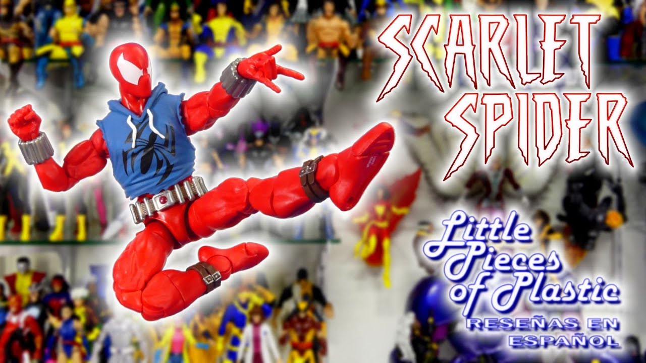 Scarlet Spider Marvel Legends Spider-Man Retro Series Reseña Revisión Review Little Pieces Plastic