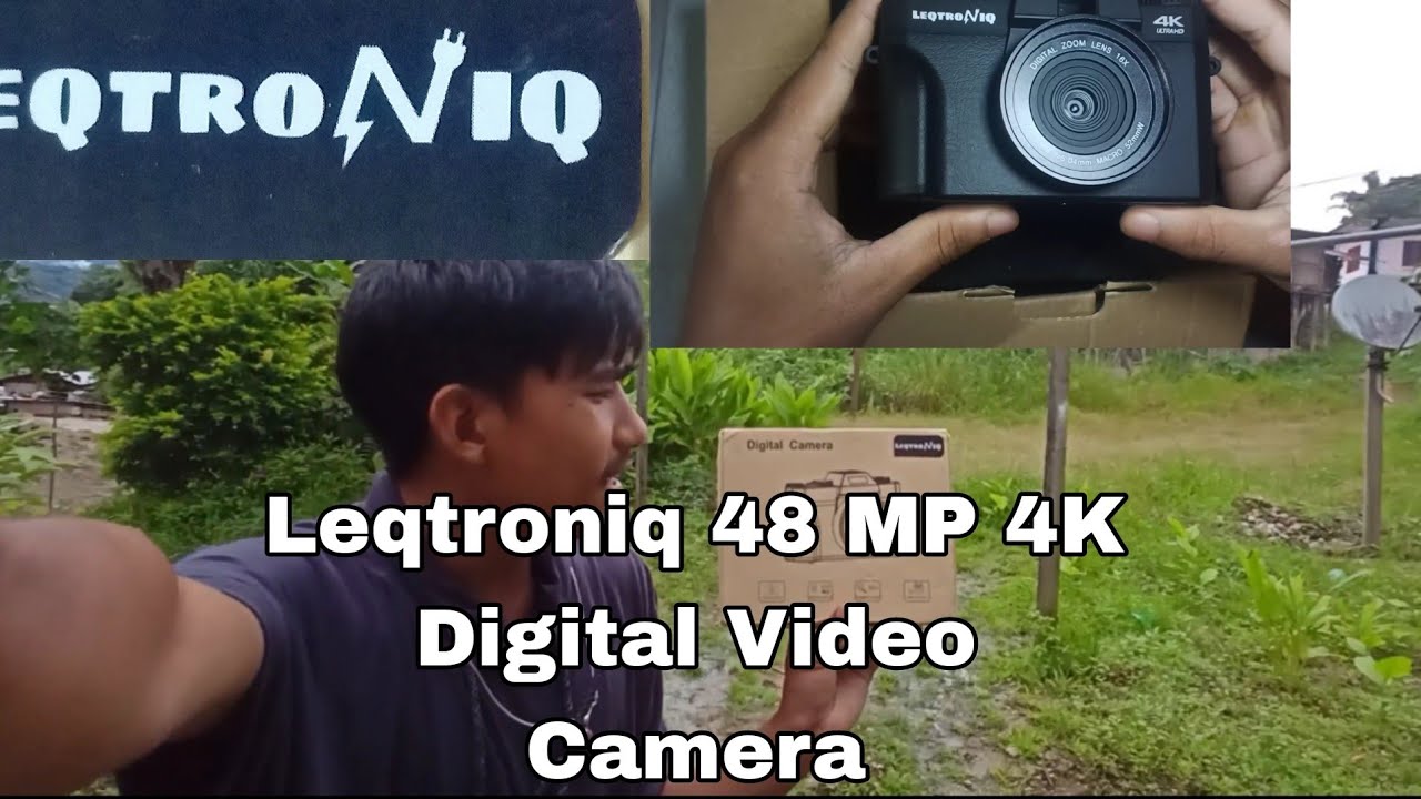 Leqtroniq 48 MP 4k video camera || Unboxing || First camera