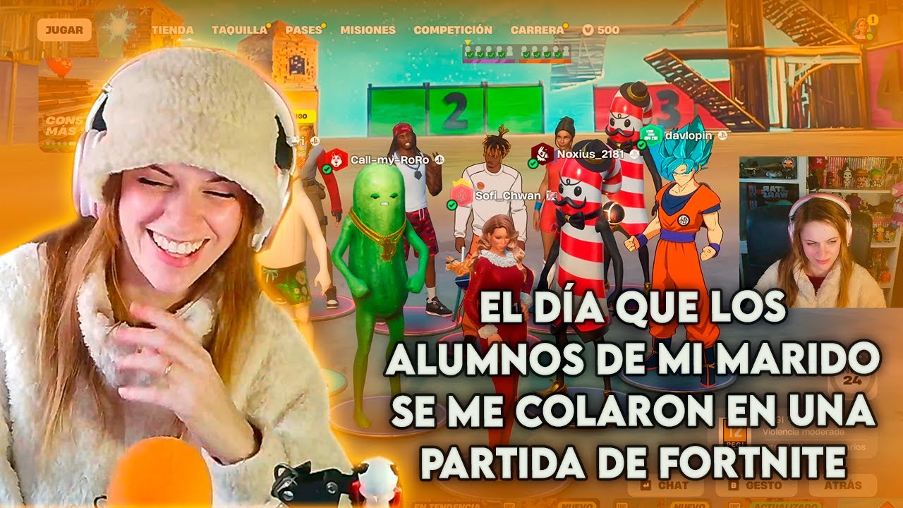 El Día que los Alumnos de mi Marido se me Colaron en una Partida de FORTNITE 🤣