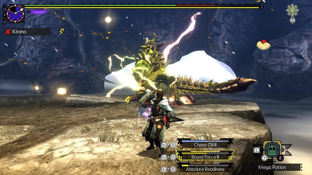 Solo EX Thunderlord Zinogre (Striker SnS) [MHGU]