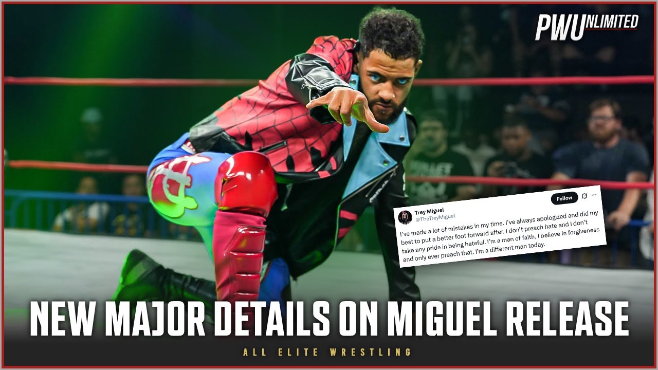 MAJOR Update & New Details On Trey Miguel AEW Release, Miguel Makes New Statement