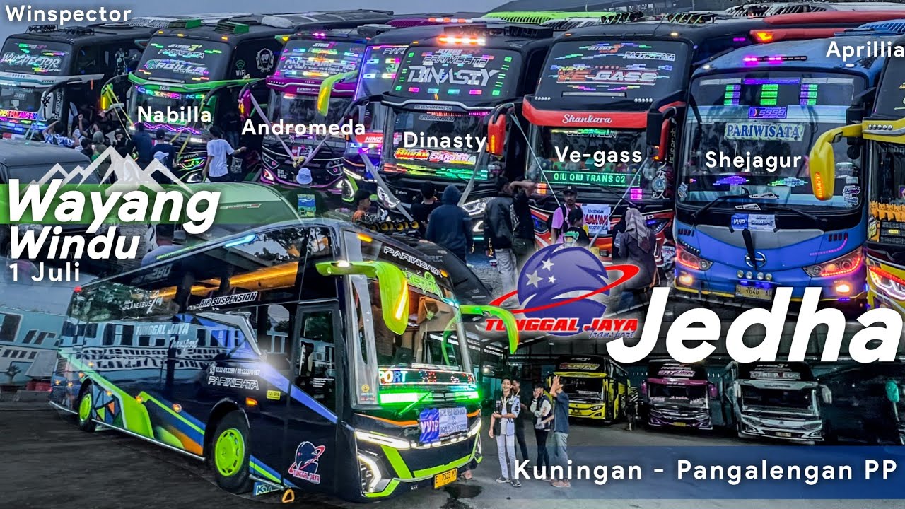 SEMUA BIS ARTIS TELOLET VIRAL KUMPUL DISINI !! Trip Tunggal Jaya 