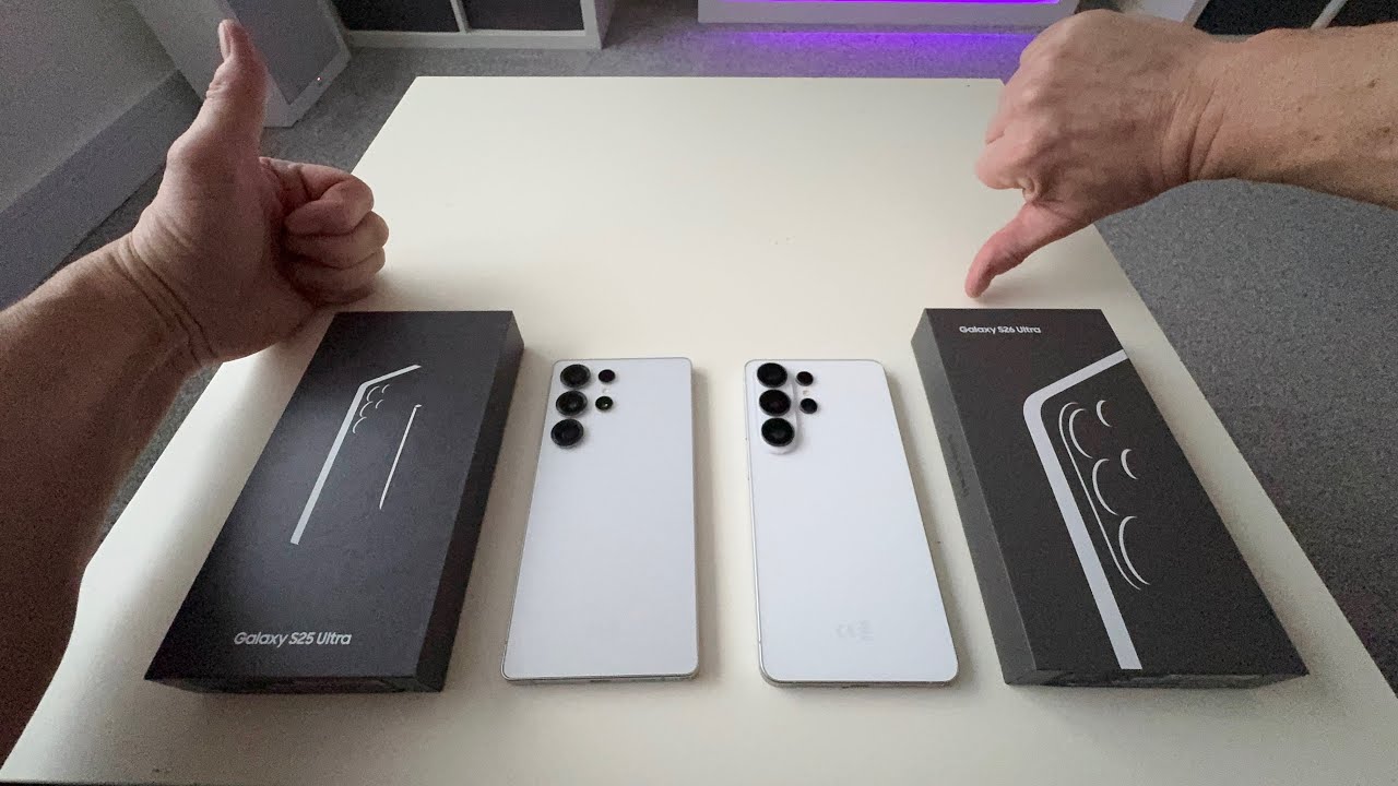 Galaxy S26 Ultra vs S25 Ultra | It&rsquo;s a DOWNGRADE! white design showdown.