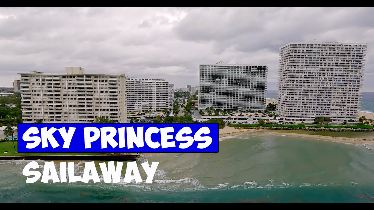 Sky Princess Sailaway 28/01/2023