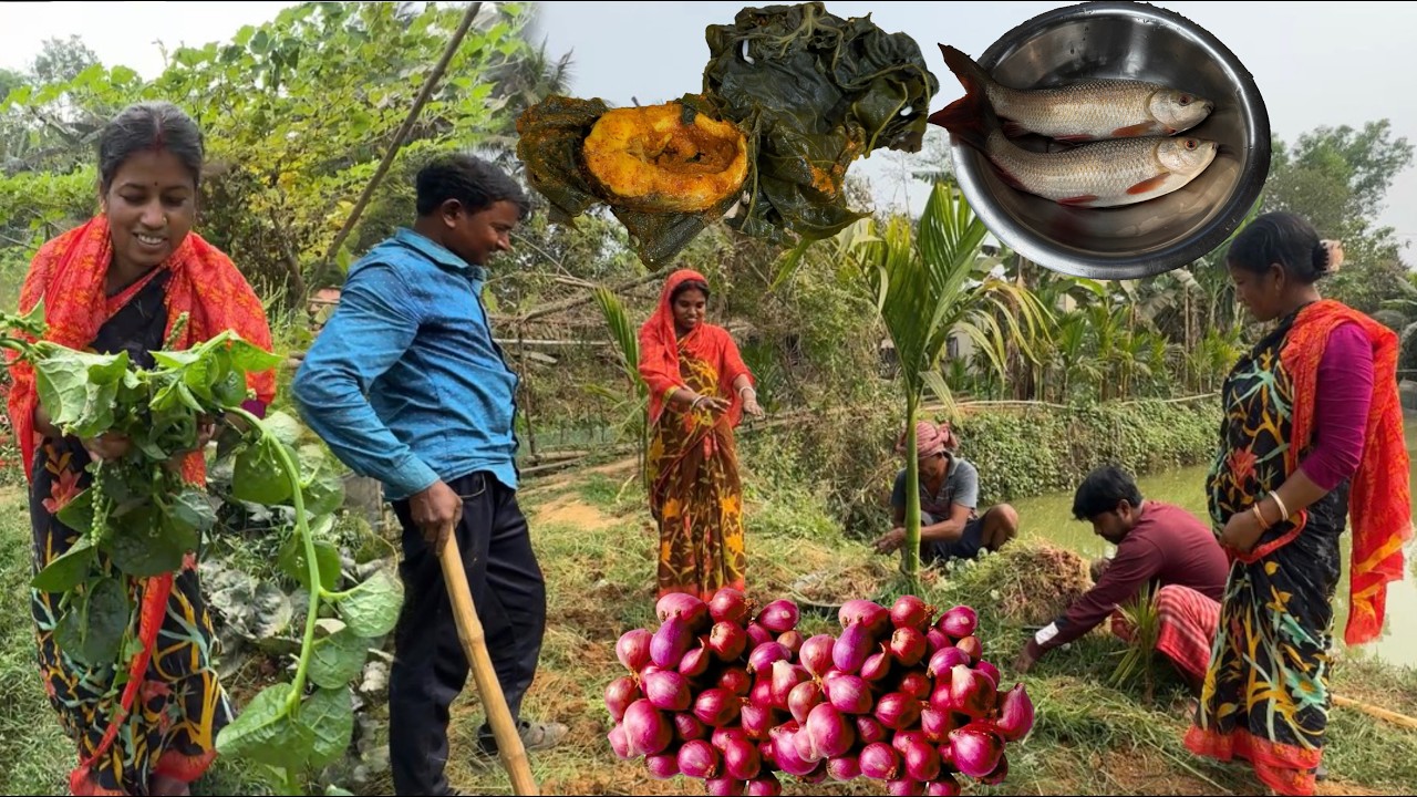 দেখুন মাঠের থেকে কত ছাঁচি পেঁয়াজ পেলাম তার সাথে বৌমার পছন্দের রান্না ||