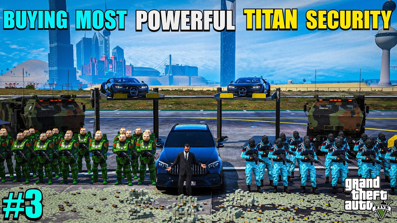 GTA 5 : MICHAEL BUYING MOST POWERFUL TITAN SECURITY  | GTA 5 GAMEPLAY #03