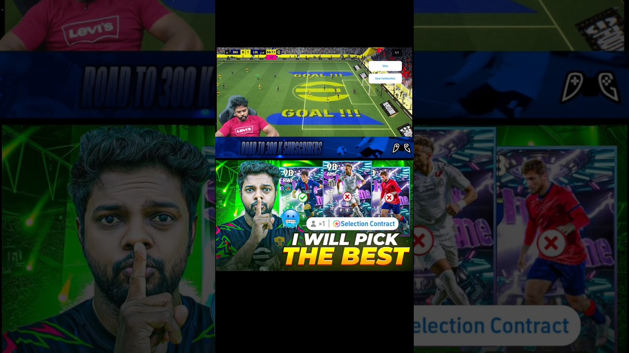 Signed the Best Card from Selection Contract #efootball