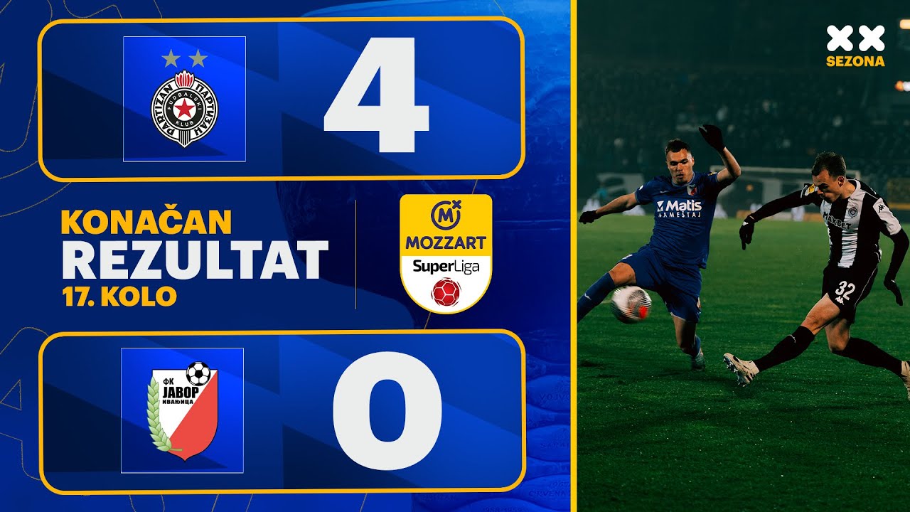 MBSLS 2025/26 - 17.Kolo: PARTIZAN – JAVOR MATIS 4:0 (1:0)